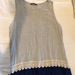 Long, detailed tank top